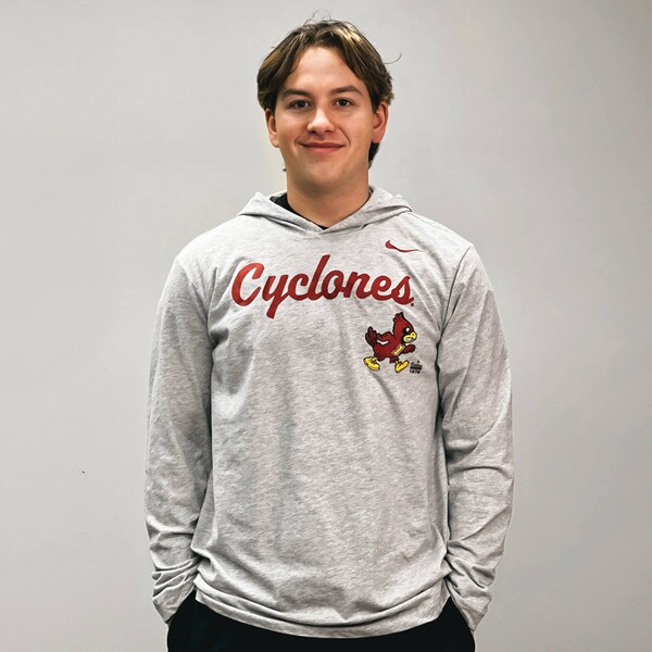 Nike® Cyclones Walking Cy Heather Gray DRI-Fit Long Sleeve Hoodie